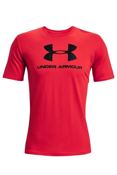 Ua Sportstyle Logo Ss Erkek T-Shirt - 1329590 Bordo