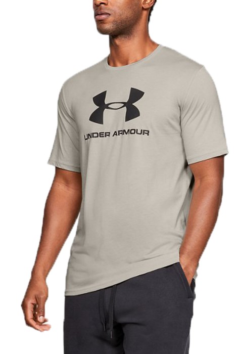 Under Armour - Ua Sportstyle Logo Ss Erkek T-Shirt - 1329590 Haki