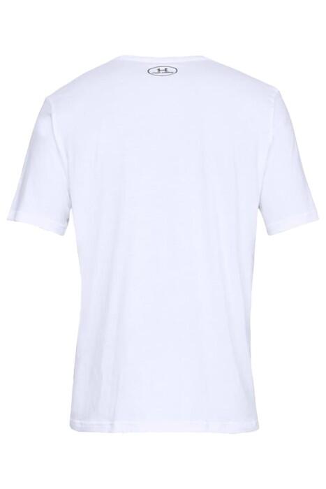 Ua Team Issue Wordmark Ss Erkek T-Shirt - 1329582 Beyaz/Gri