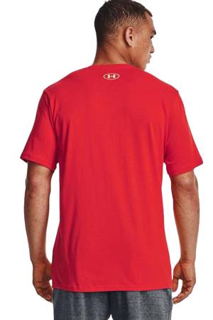 Ua Team Issue Wordmark Ss Erkek T-Shirt - 1329582 Kırmızı/Yeşil - Thumbnail