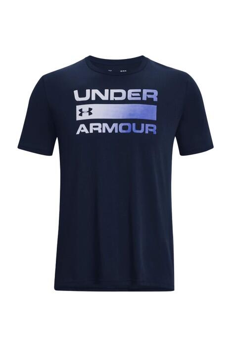 Ua Team issue Wordmark Ss Erkek T-Shirt - 1329582 Lacivert