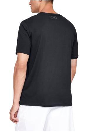 Ua Team Issue Wordmark Ss Erkek T-Shirt - 1329582 Siyah - Thumbnail