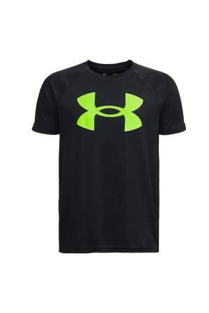 Ua Tech Big Logo Erkek Çocuk T-Shirt - 1363283 Siyah - Thumbnail