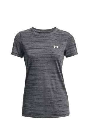 Ua Tech Tiger Kadın T-Shirt - 1376937 Siyah - Thumbnail