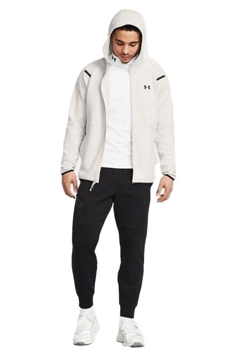 Ua Unstoppable Fleece Erkek Kapüşonlu Ceket - 1389352 Beyaz - 3