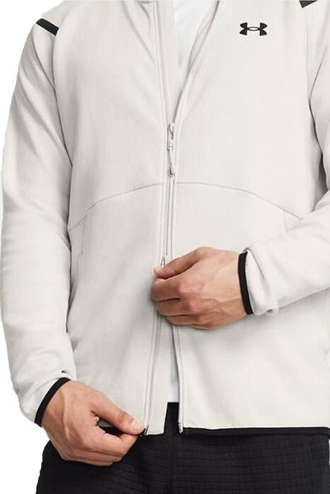 Ua Unstoppable Fleece Erkek Kapüşonlu Ceket - 1389352 Beyaz - 4