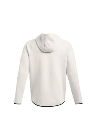 Ua Unstoppable Fleece Erkek Kapüşonlu Ceket - 1389352 Beyaz - 6