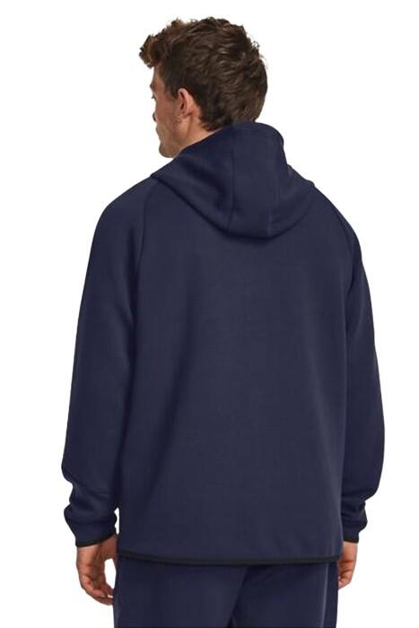 UA Unstoppable Fleece Fz Kapüşonlu Erkek Ceket - 1379806 Lacivert