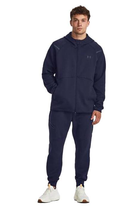 UA Unstoppable Fleece Fz Kapüşonlu Erkek Ceket - 1379806 Lacivert