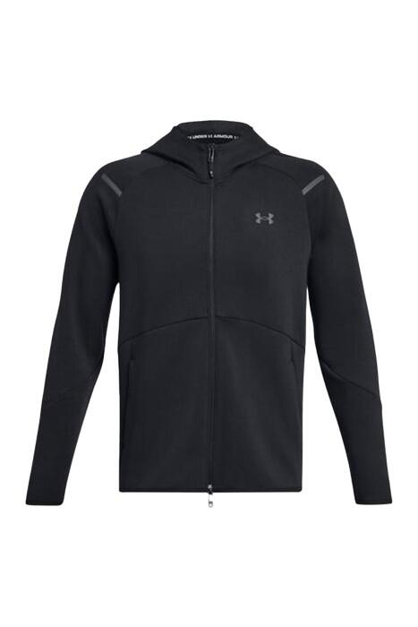 UA Unstoppable Fleece Fz Kapüşonlu Erkek Ceket - 1379806 Siyah