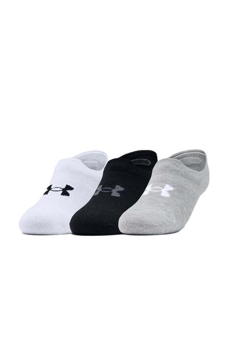 Under Armour - Ultra Lo Unisex Spor Çorap - 1351784 Beyaz/Gri