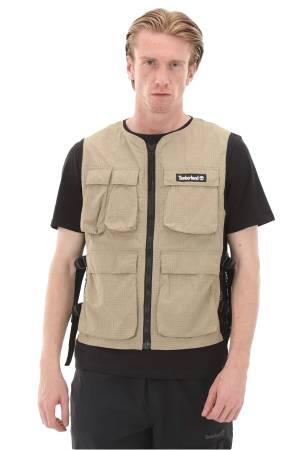 Utility Cargo Erkek Yelek - TB0A66KD Sarı/Beyaz - Timberland