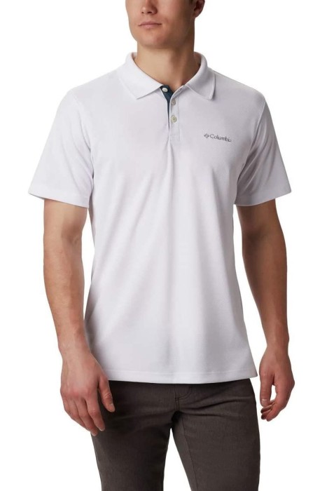 Columbia - Utilizer Erkek Kısa Kollu Polo T-Shirt - AM0126 Beyaz