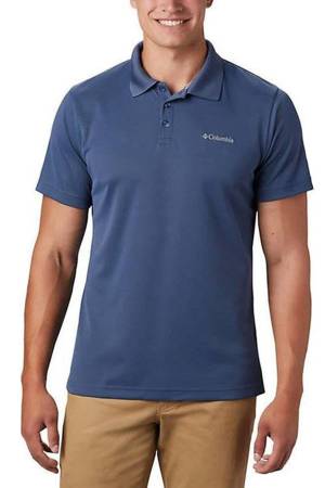 Utilizer Erkek Kısa Kollu Polo T-Shirt - AM0126 Dağ Mavisi - Thumbnail