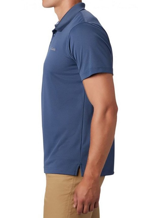 Utilizer Erkek Kısa Kollu Polo T-Shirt - AM0126 Dağ Mavisi