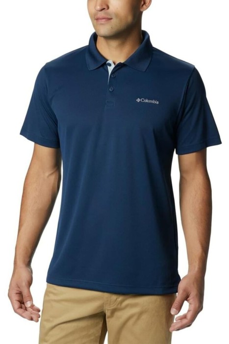Columbia - Utilizer Erkek Kısa Kollu Polo T-Shirt - AM0126 Mavi