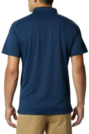 Utilizer Erkek Kısa Kollu Polo T-Shirt - AM0126 Mavi - Thumbnail