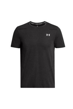 Vanish Seamless Grid Ss Erkek T-Shirt - 1376921 Gri - Thumbnail