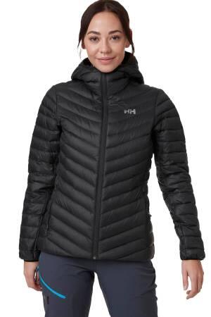 Verglas Down Insulat Kapüşonlu Kadın Mont - 63027 Siyah - 3