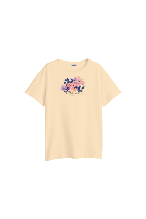 W Zero ice Cirro-Cool Kadın Kısa Kollu T-Shirt Desenli Desenli