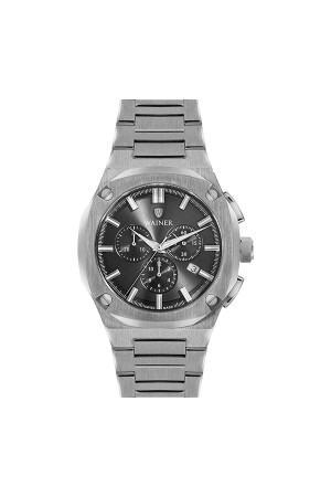 Wainer Erkek Kol Saati 43mm - WA.10000 Siyah/Silver - Wainer