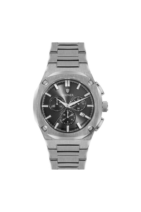 Wainer Erkek Kol Saati 43mm - WA.10000 Siyah/Silver - 1