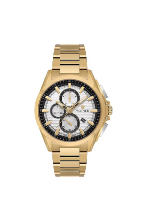 Wainer Erkek Kol Saati 43mm - WA.19401 Gold - Wainer