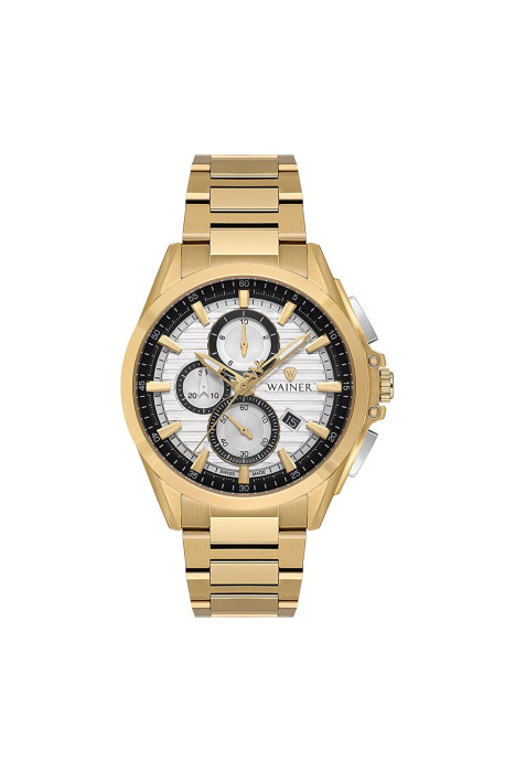 Wainer Erkek Kol Saati 43mm - WA.19401 Gold - 1