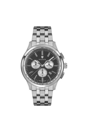 Wainer Erkek Kol Saati 44mm - WA.12320 Silver/Siyah - Wainer