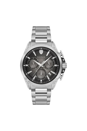 Wainer Erkek Kol Saati 44mm - WA.16100 Silver/Siyah - Wainer