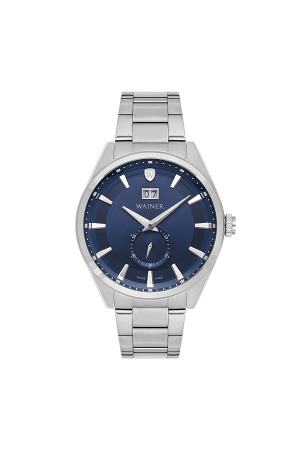 Wainer Erkek Kol Saati 45mm - WA.17000 Silver/Mavi - Wainer