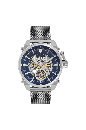Wainer Erkek Kol Saati 46mm - WA.25988 Silver/Lacivert - Wainer