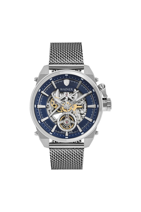 Wainer Erkek Kol Saati 46mm - WA.25988 Silver/Lacivert - 1