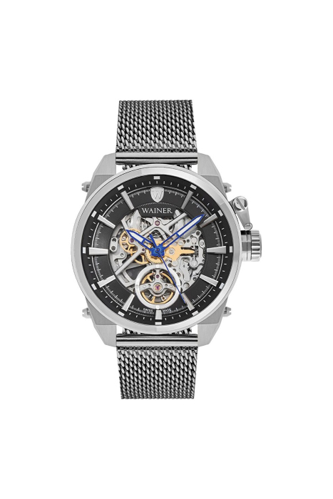 Wainer Erkek Kol Saati 46mm - WA.25988 Silver/Siyah - 1
