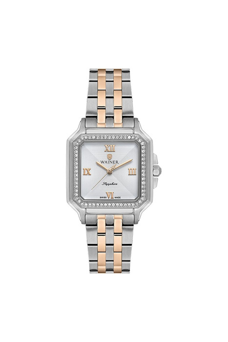 Wainer Kadın Kol Saati 29mm - WA.18080 Siyah/Rose Gold - 1