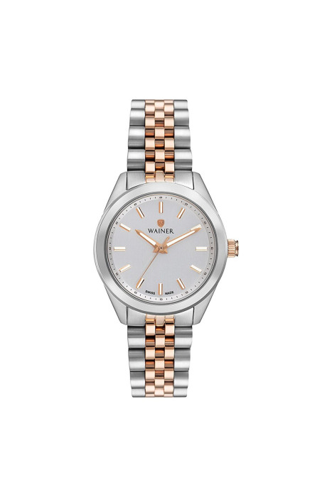 Wainer Kadın Kol Saati 36mm - WA.18542 Silver/Rose Gold - 1