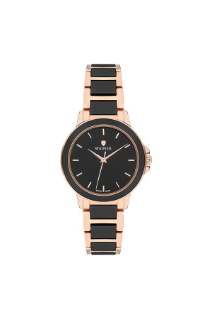 Wainer Kadın Kol Saati 36mm - WA.18616 Siyah/Rose Gold - Wainer