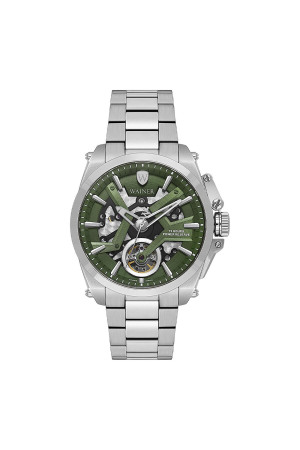 Wainer Unisex Kol Saati - WA.25250 Silver/Yeşil - Wainer