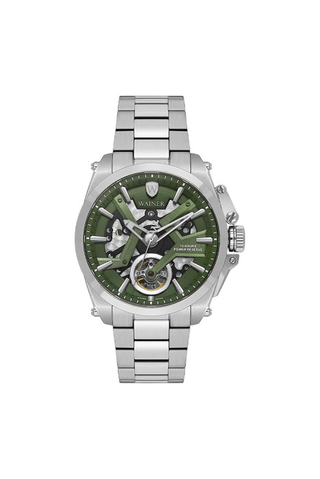 Wainer Unisex Kol Saati - WA.25250 Silver/Yeşil - 1
