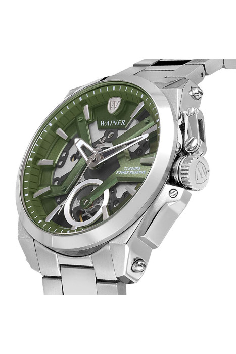 Wainer Unisex Kol Saati - WA.25250 Silver/Yeşil - 2