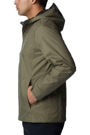 Watertight II Erkek Ceket Erkek Yağmurluk - RM2433 Yeşil - Thumbnail
