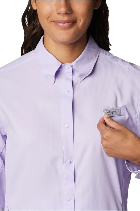 Womens Tamiami II LS Shirt Kadın Uzun Kollu Gömlek - FL7278 Mor