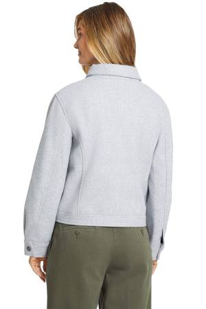 Wool With Poc Kadın Ceket - W4BL27WGIX2 Gri - 5