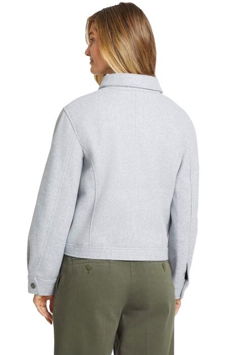 Wool With Poc Kadın Ceket - W4BL27WGIX2 Gri - 5