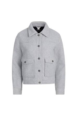 Wool With Poc Kadın Ceket - W4BL27WGIX2 Gri - 6