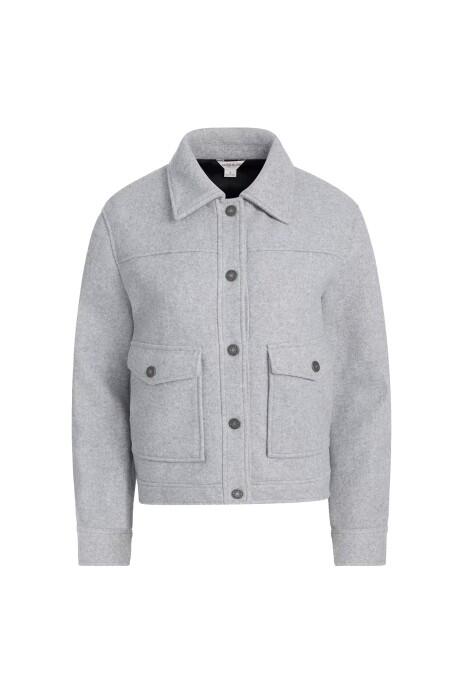 Wool With Poc Kadın Ceket - W4BL27WGIX2 Gri - 6