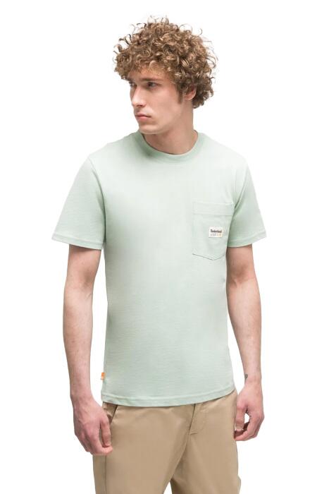 Work For The Future - Roc Pocket Erkek T-Shirt - TB0A66DS Mint Yeşili - 1