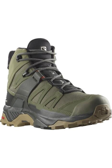 Salomon - X Ultra 4 Mid Gtx Erkek Bot - L41739800 Haki