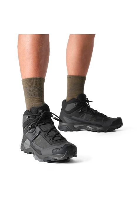 X Ultra 5 Mid Goretex Erkek Bot - L47754200 Siyah/Asfalt Gri - 7