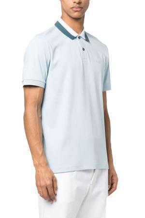 Yakalı Erkek Polo Yaka T-Shirt - 50481614 Açık Mavi - Thumbnail